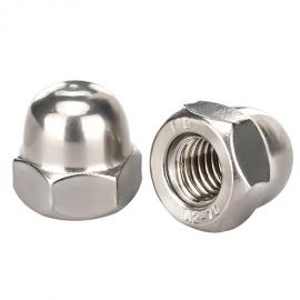 China wholesale custom M3 M4 M5 M6 6mm stainless steel  Dome Cap Nut 