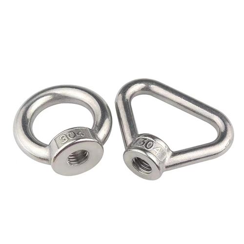  304 Stainless Steel DIN582 Eye Nut Round Lifting Nut Triangle Ring Boat Screw Cap M3M4M5M6M8-M20